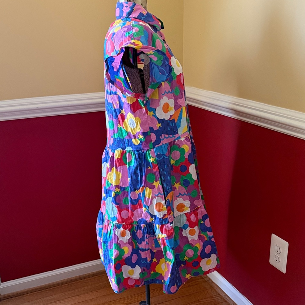Small Nooworks Eloise Dress in Summer Daze Print-NWT - Picture 3 of 7